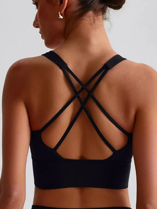 Ensemble de sport femme sculptant – Legging taille haute & soutien-gorge